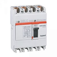 Автоматический выключатель DRX125 термомагнитный 63A 4П 10KA | код. 027029 |  Legrand 